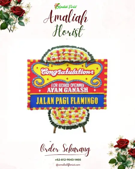 Sewa Papan Bunga Cimara