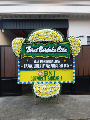 Papan Bunga Duka di Cimara